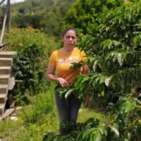 farmářka Sandra Rivera Kolumbie